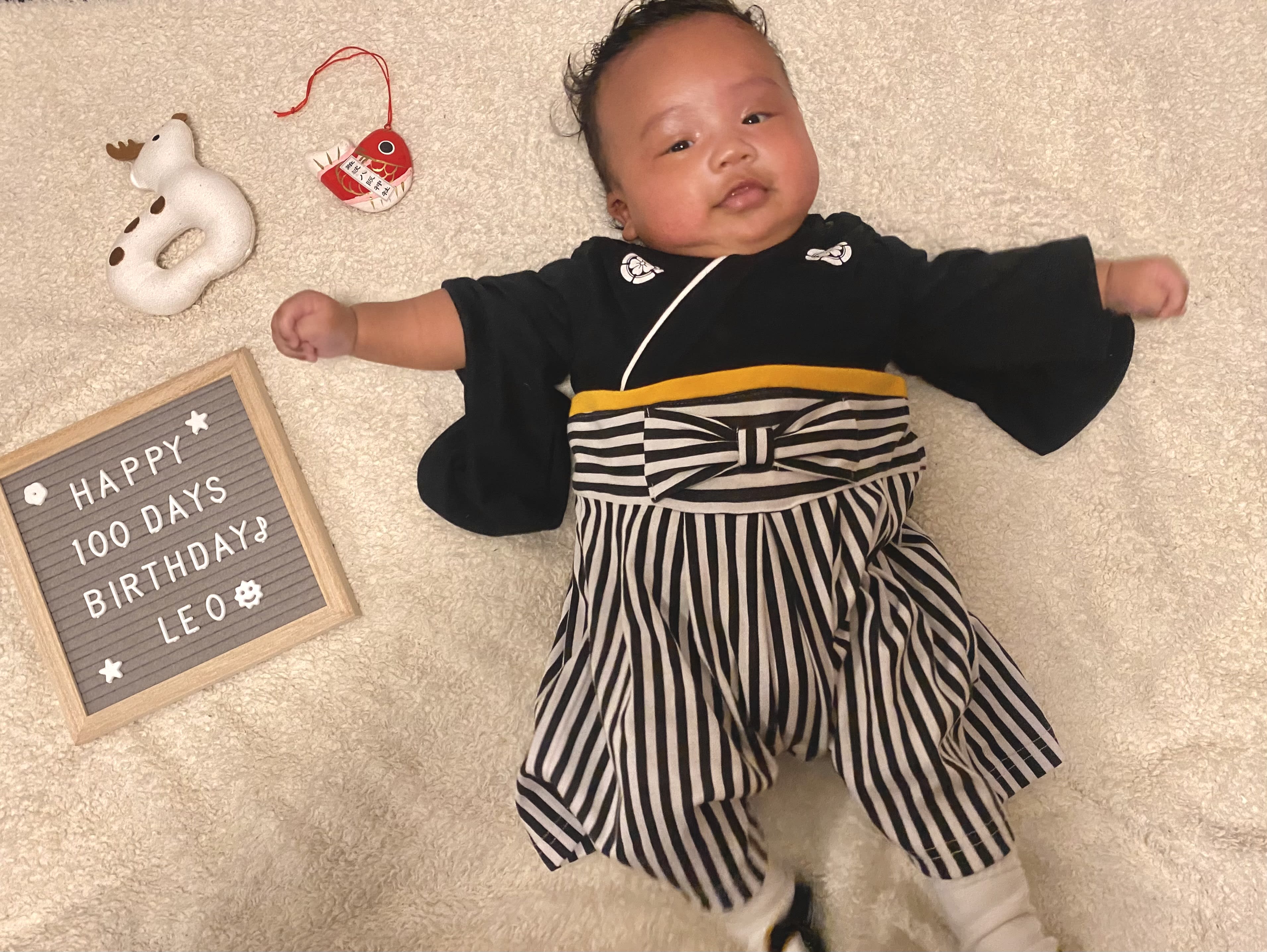 Happy 100 days birthday!