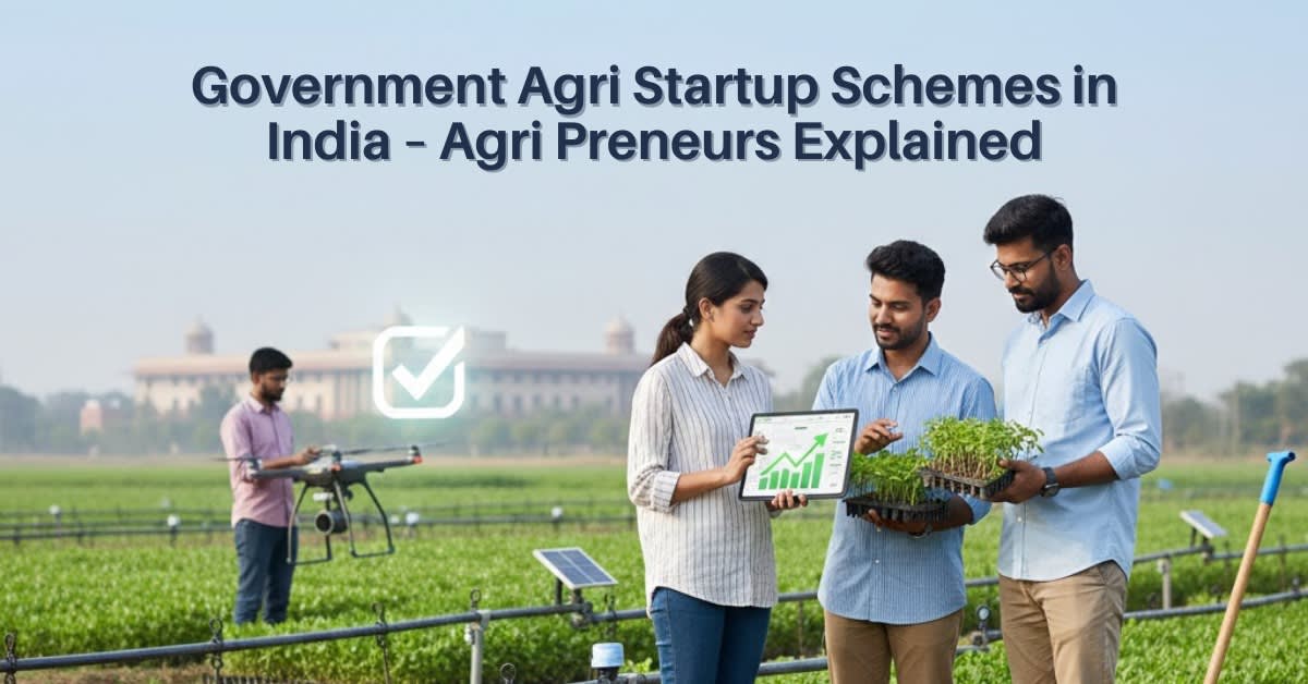 Government Agri Startup Schemes in India