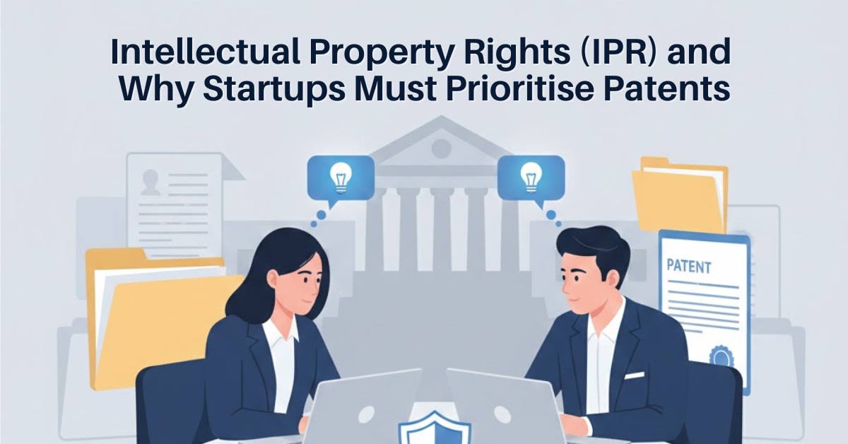 Intellectual Property Rights (IPR) and Why Startups Must Prioritise Patents