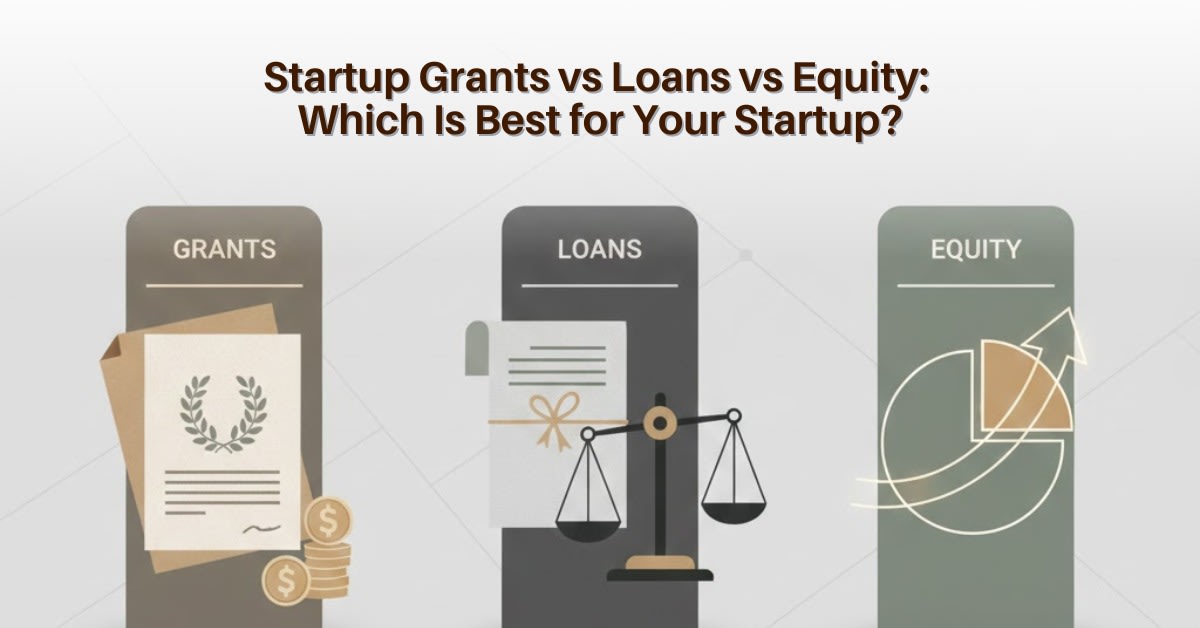Startup Grants vs Loans vs Equity