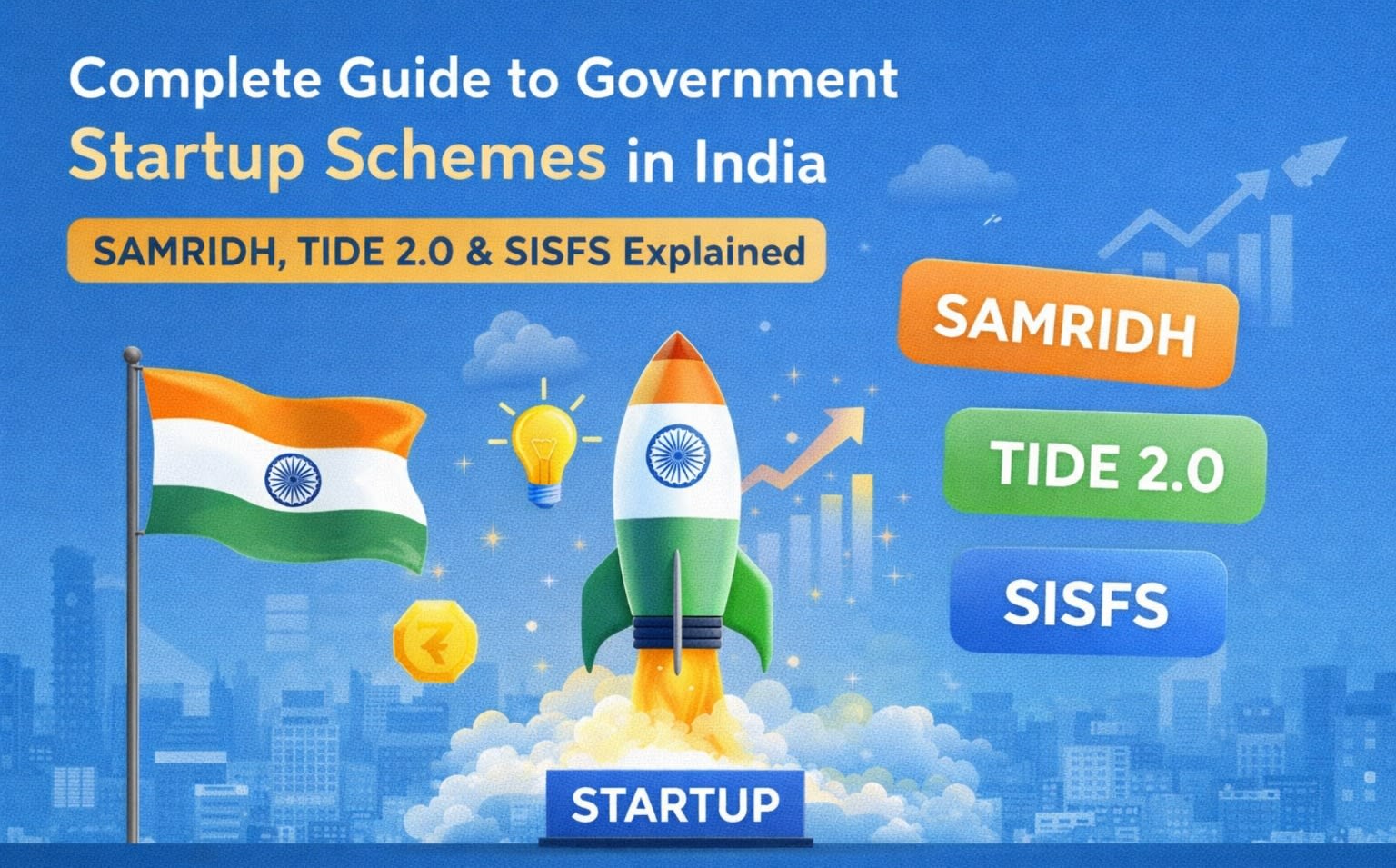 Government Startup Schemes in India: SAMRIDH, TIDE 2.0 & SISFS