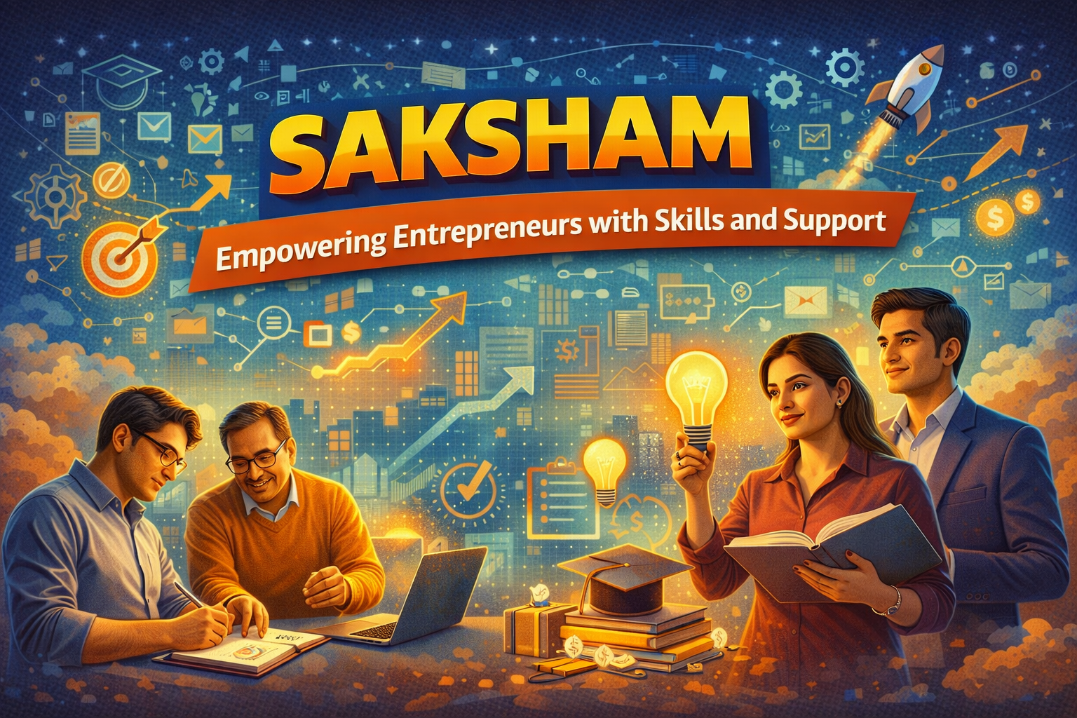Saksham: Empowering Entrepreneurs with Skills and Support