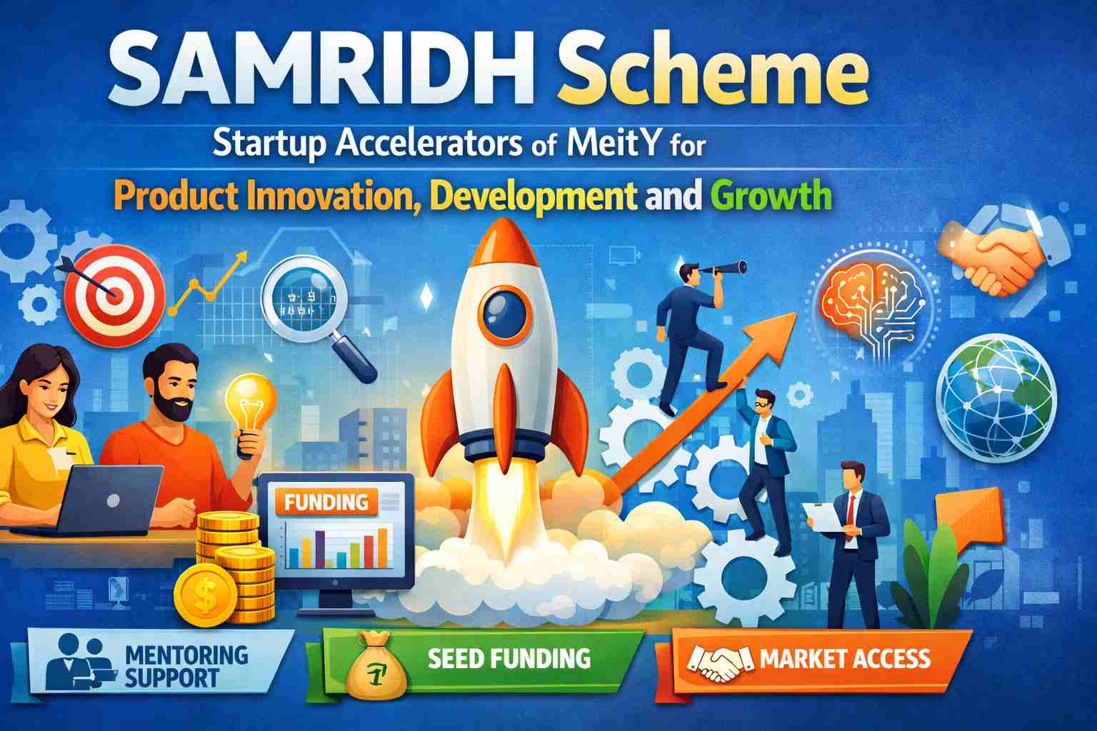 SAMRIDH Scheme: Startup Accelerators of MeitY for Product Innovation, Development and Growth