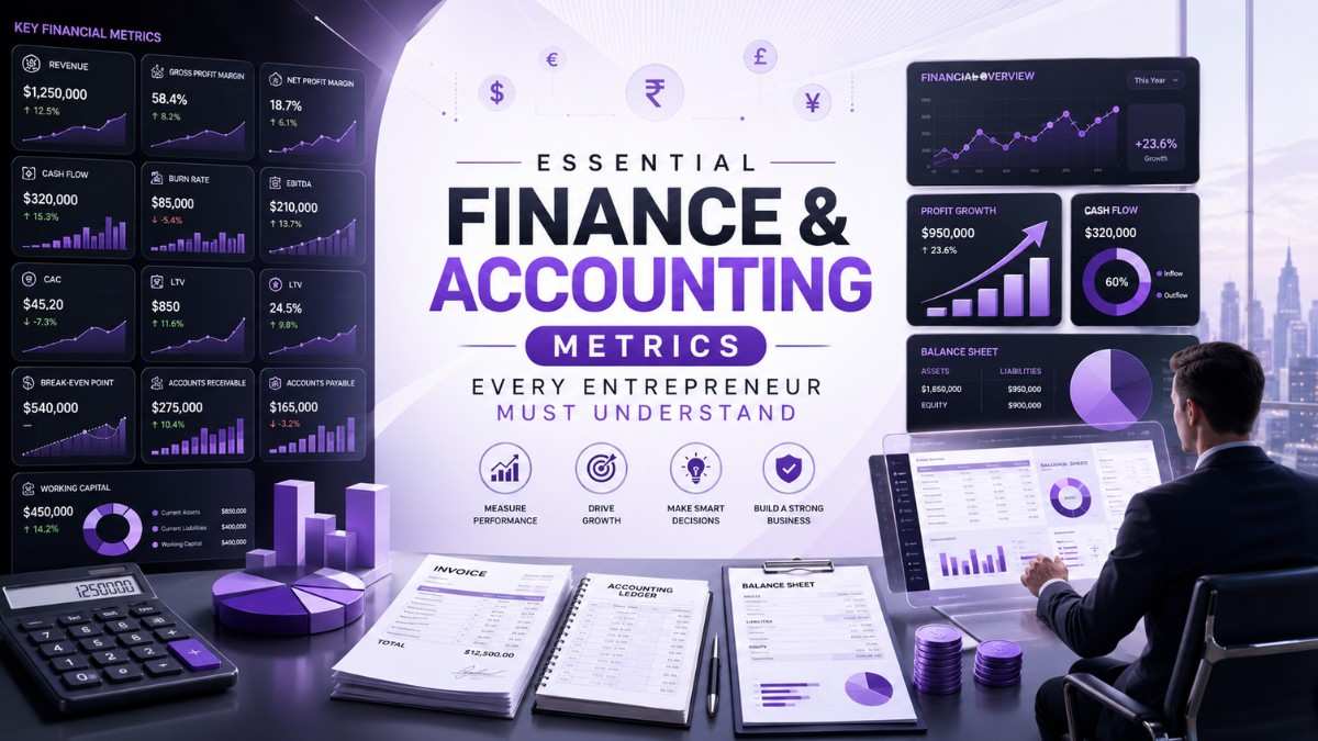 Essential Finance & Accounting Metrics Every Entrepreneur Must Understand