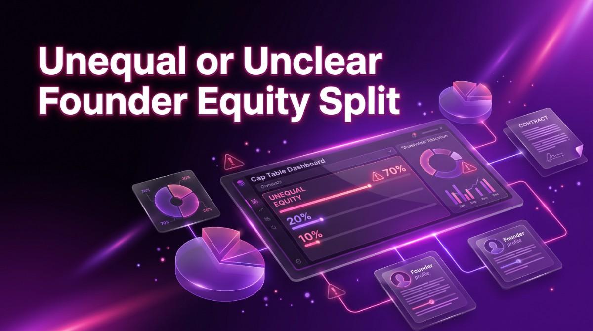 Unequal or Unclear Founder Equity Split