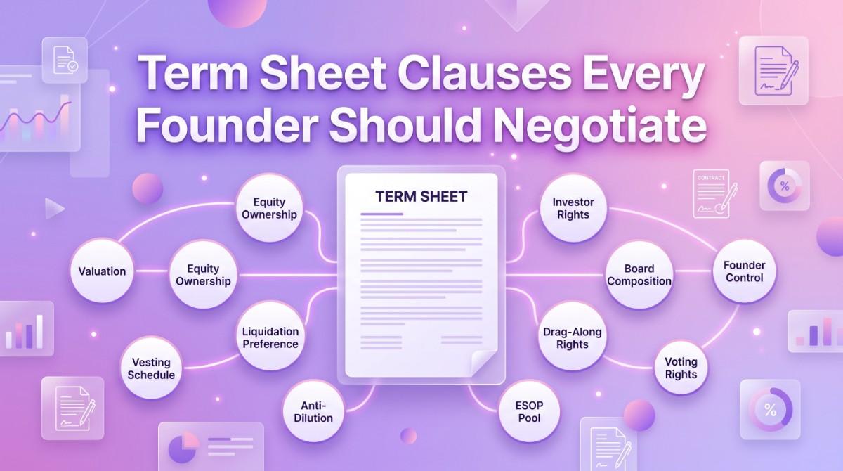 Term Sheet Clauses Every Founder Should Negotiate
