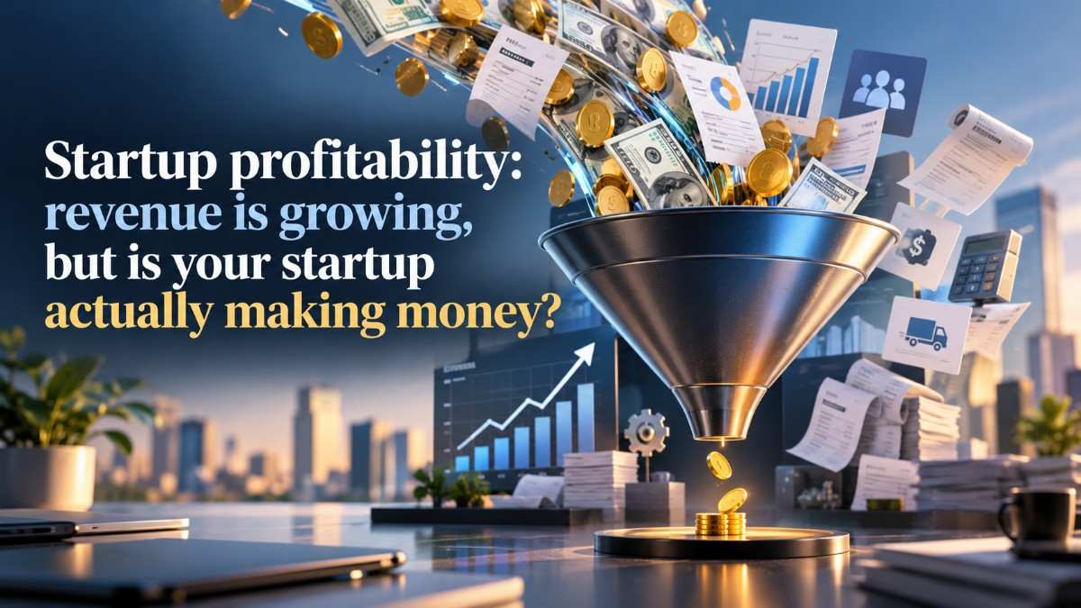 Startup Profitability: Revenue is growing, but is your startup actually making money?