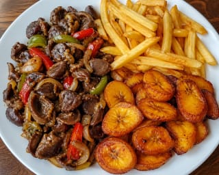 Gesier+fritev/ alloco