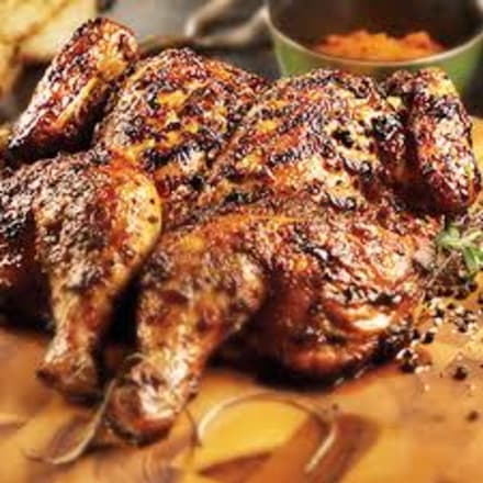 Poulet grillé à l'ail