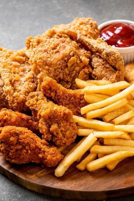 Poulet Pané+frite