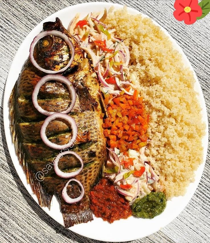 Attieke poisson carpe (un morceau)