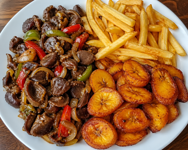 Gesier+frite+alloco