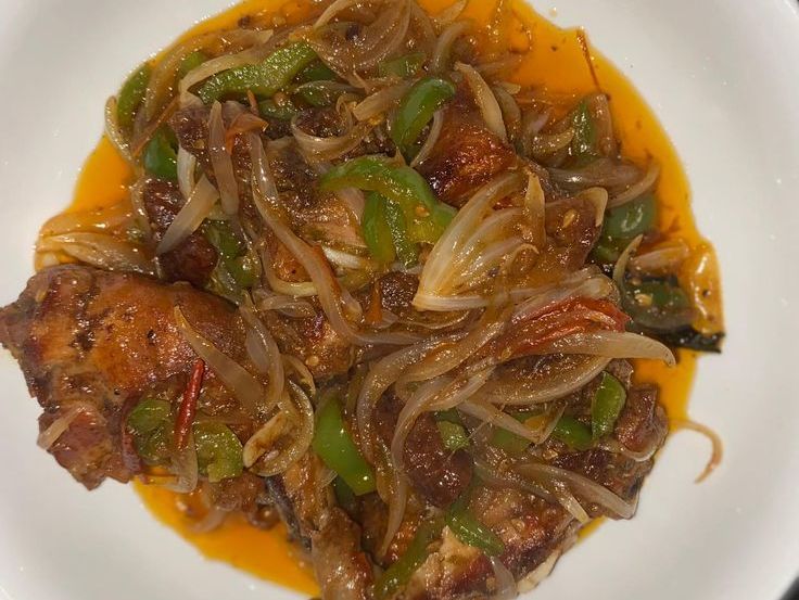 Poulet de chair sauté