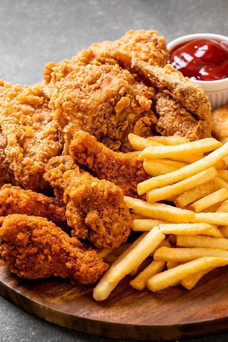 Poulet Pané+frite