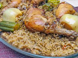 Riz soumbala au poulet