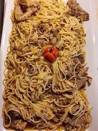 Spaguetti soumbala + Poulet