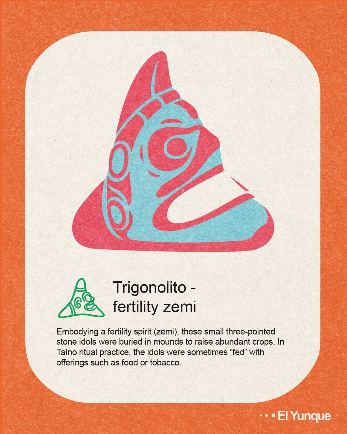 Trigonolito postcard