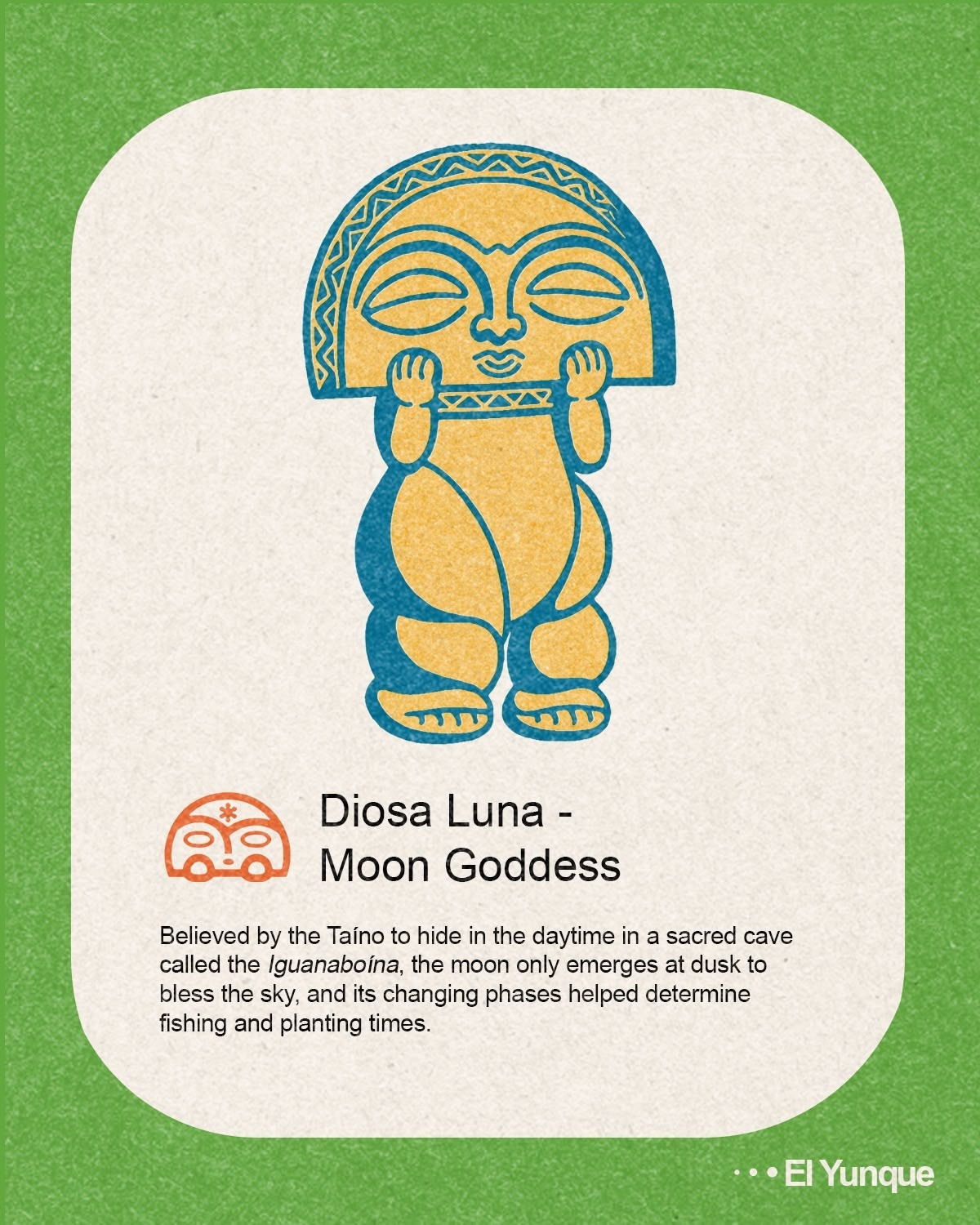 Moon Goddess postcard