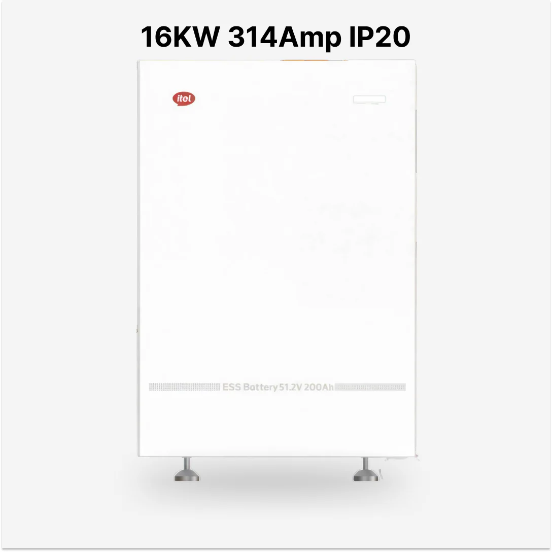 Itel 16KW 314Amp IP20 Lithium Battery