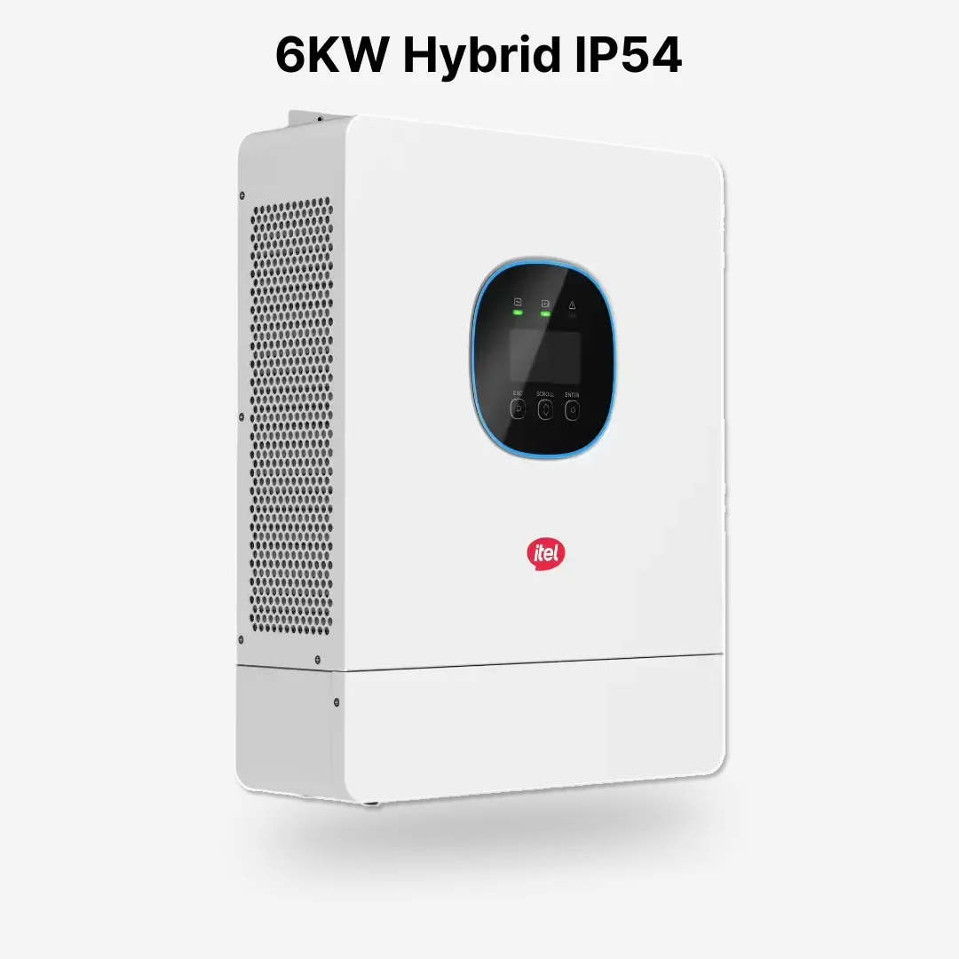 Itel 6KW Single Phase IP54 Hybrid Solar Inverter