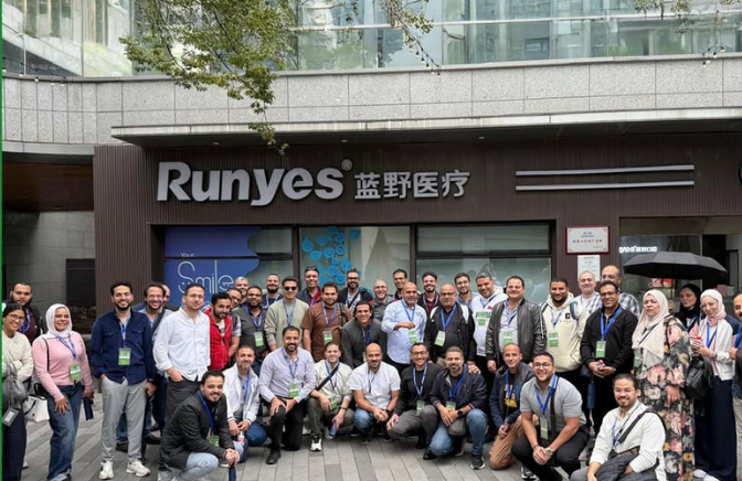 Hayat Dental team participating in an international dental experience