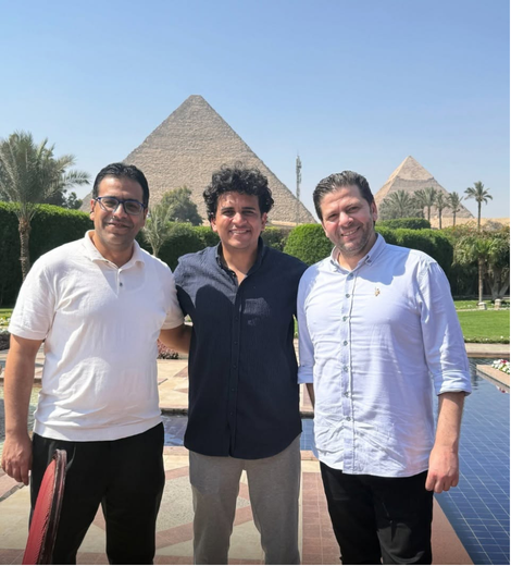 Hayat Dental professionals enjoying an experience in Egypt