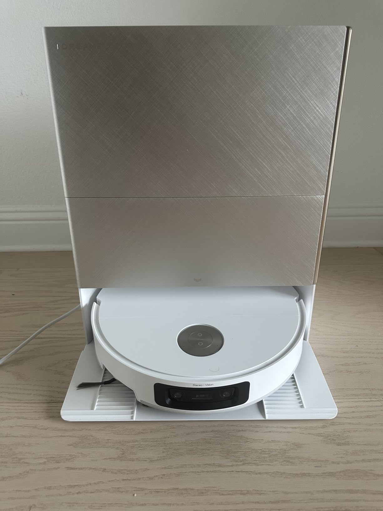 Dreame X60 Max Ultra docked in base station