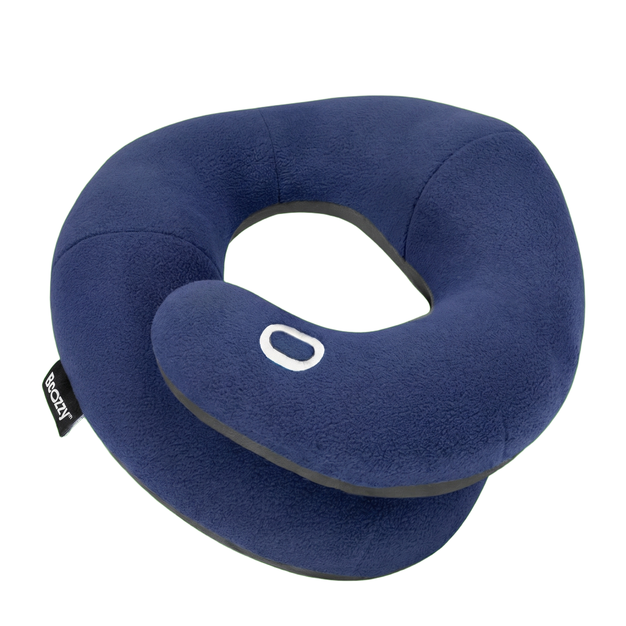 Bcozzy Chin Supporting Travel Pillow with overlapping arm design