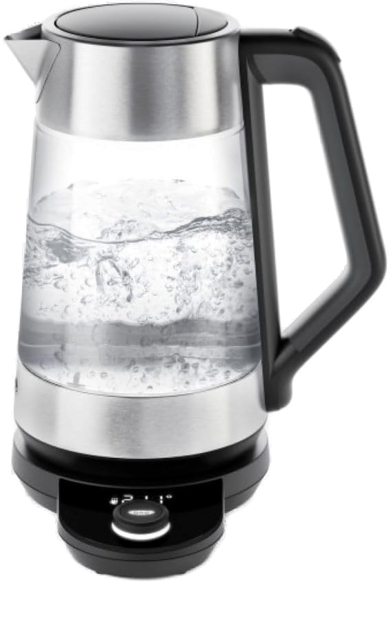 OXO Brew Adjustable Temperature Glass and Stainless Steel Electric Kettle