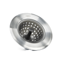 OXO Good Grips Silicone Kitchen Sink Strainer with weighted stainless steel rim