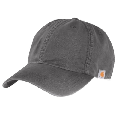 Carhartt Canvas Ball Cap (plain) or a custom embroidered hat from Etsy