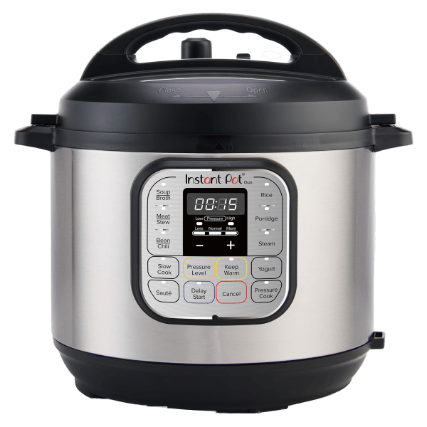 Instant Pot Duo countertop electric pressure cooker