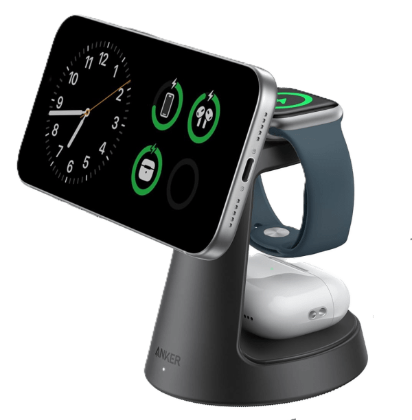 Anker MagGo 3-in-1 stand Qi2 charging station