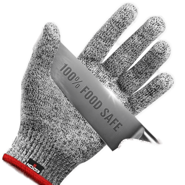 NoCry Cut Resistant Gloves - Food Grade Level 5 Protection