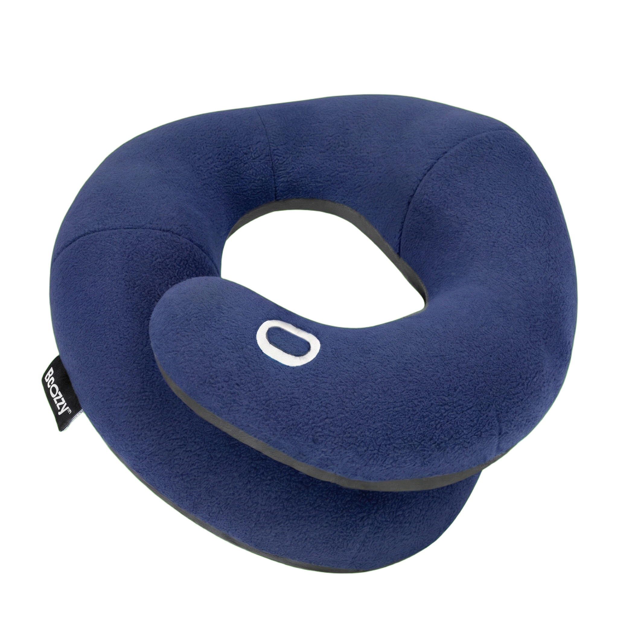 Bcozzy Chin Supporting Travel Pillow with overlapping arm design