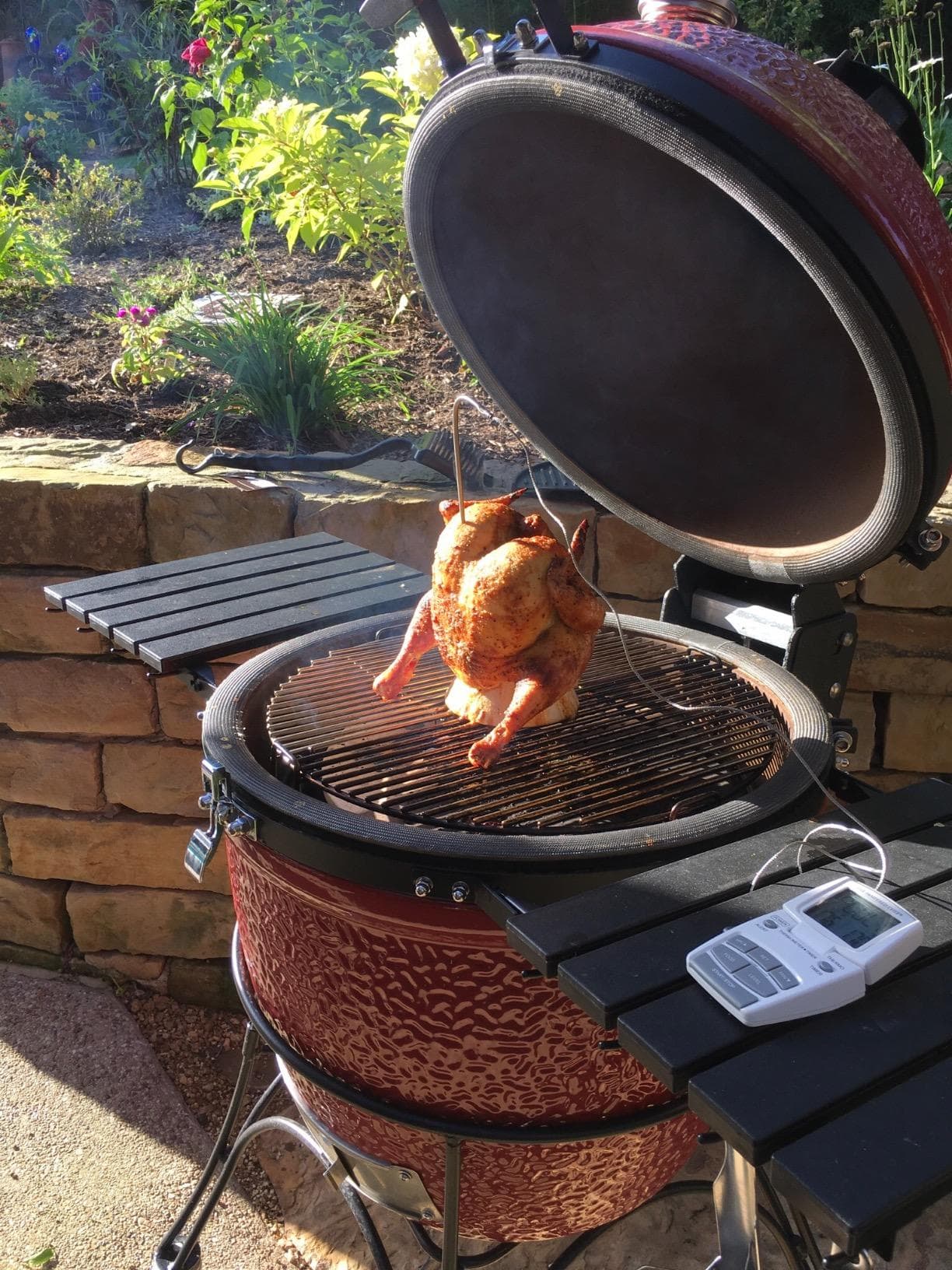 Kamado Joe Classic II interior and firebox detail