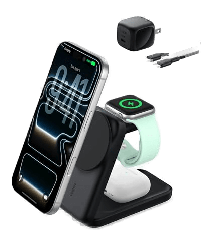 Belkin UltraCharge 3-in-1 Foldable Magnetic Charger