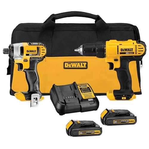 DeWalt 20V Max Drill & Impact Driver Combo Kit