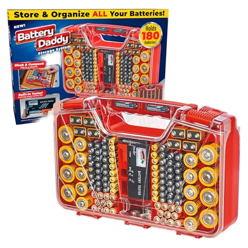 Ontel Battery Daddy Battery Organizer