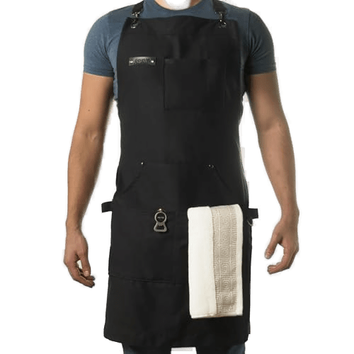 Asaya Grill Apron with Bottle Opener & Towel