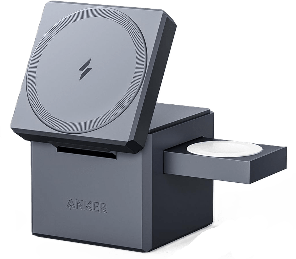 Anker 3-in-1 Cube with MagSafe collapsed into its compact cube form