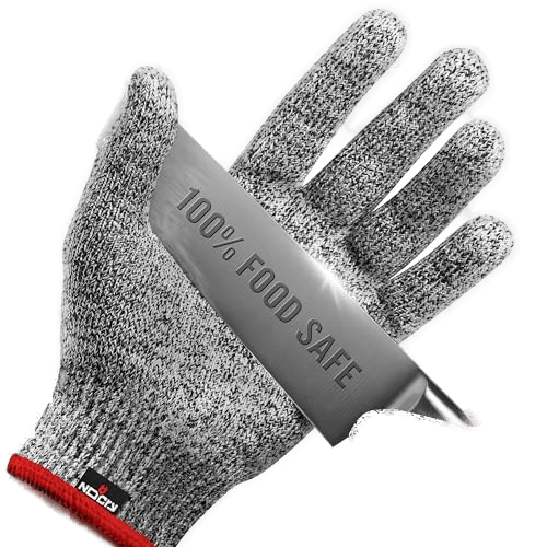 NoCry Cut Resistant Gloves - Food Grade Level 5 Protection