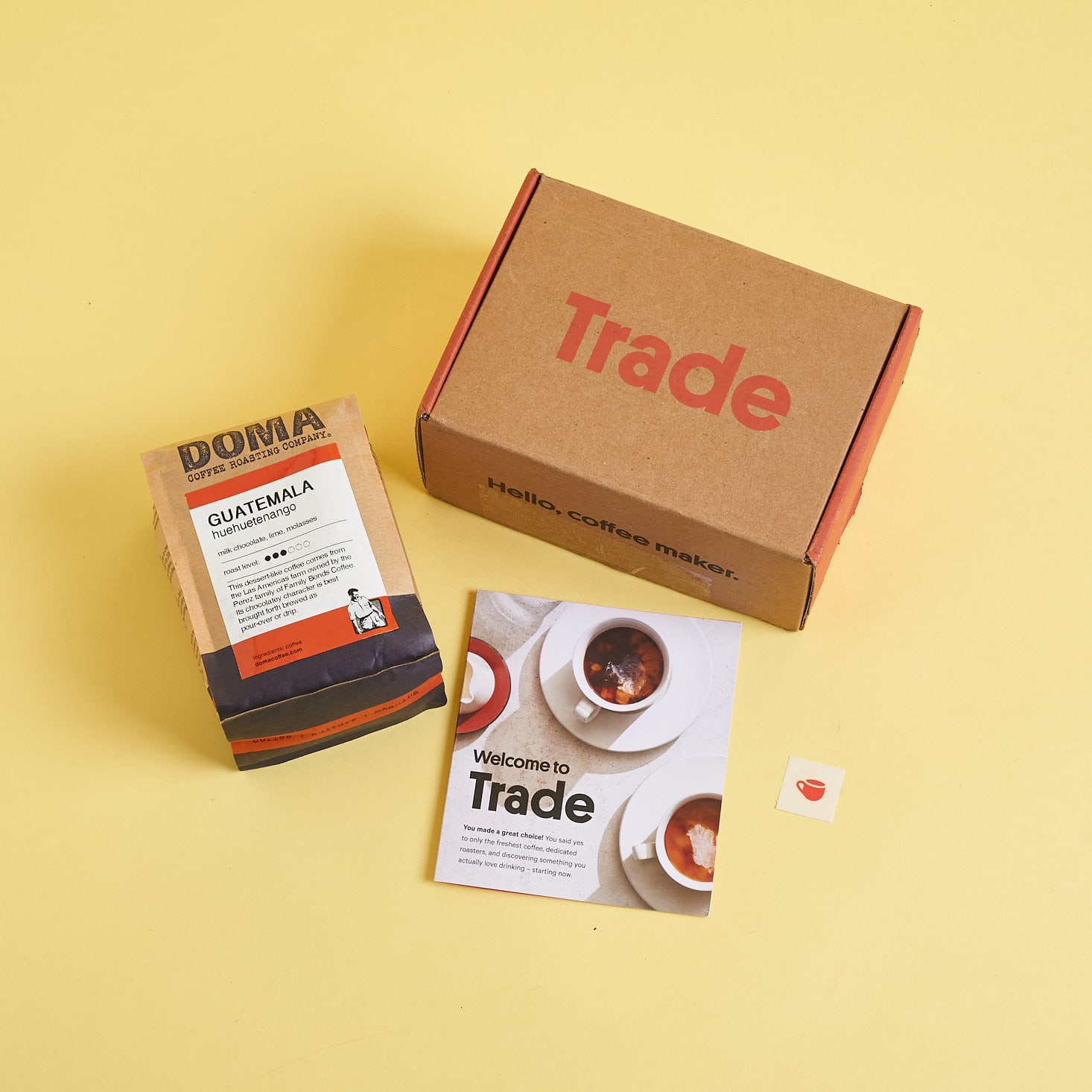 Trade Coffee Subscription (Starter Box)