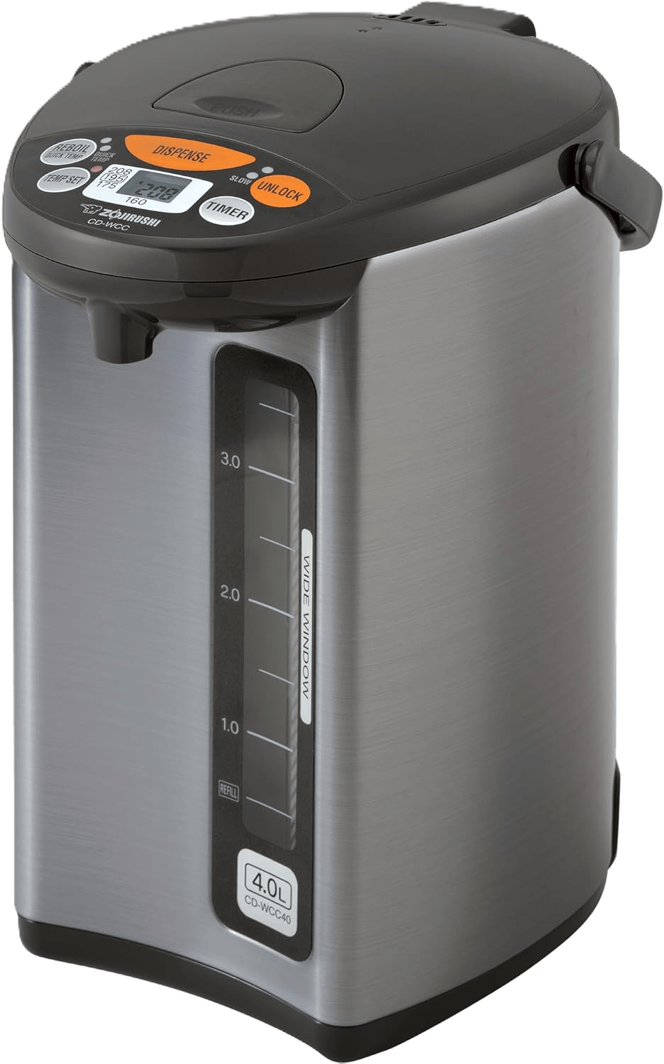 Zojirushi Micom CD-WCC40 4-liter water boiler and warmer in silver