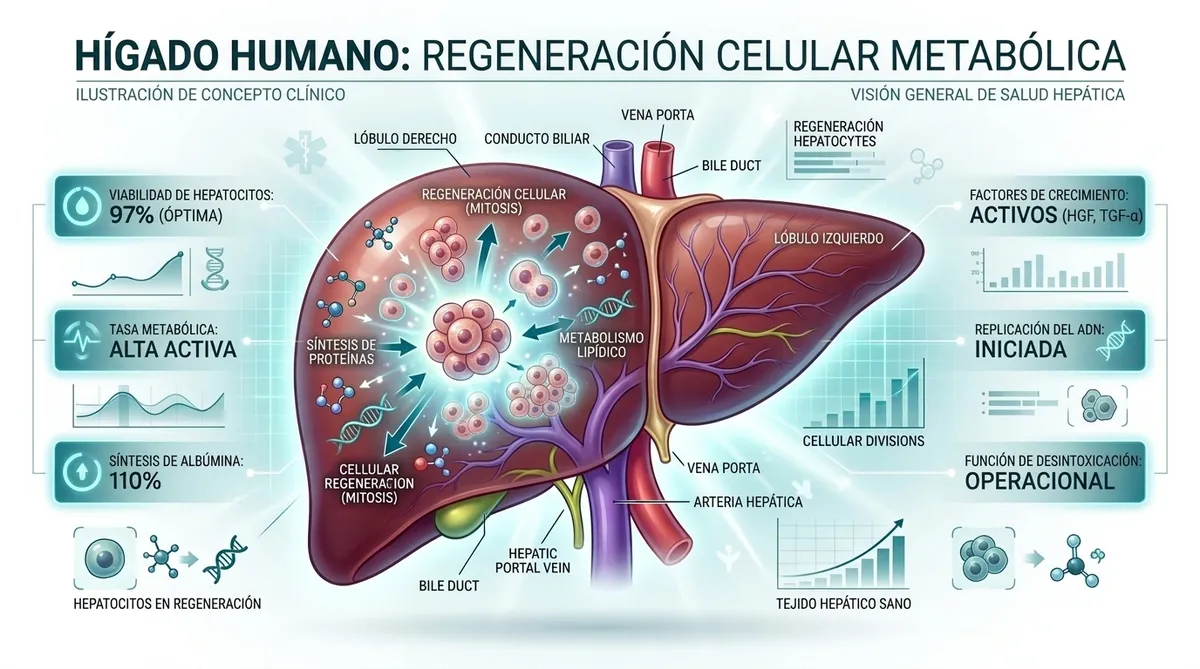 Hígado Graso No Alcohólico: Síntomas, Control Metabólico y Reversión