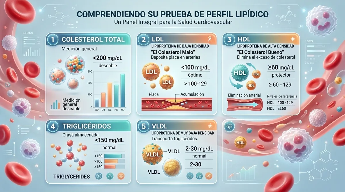 Triglicéridos Altos y Colesterol: Cómo Interpretar tu Perfil Lipídico Completo