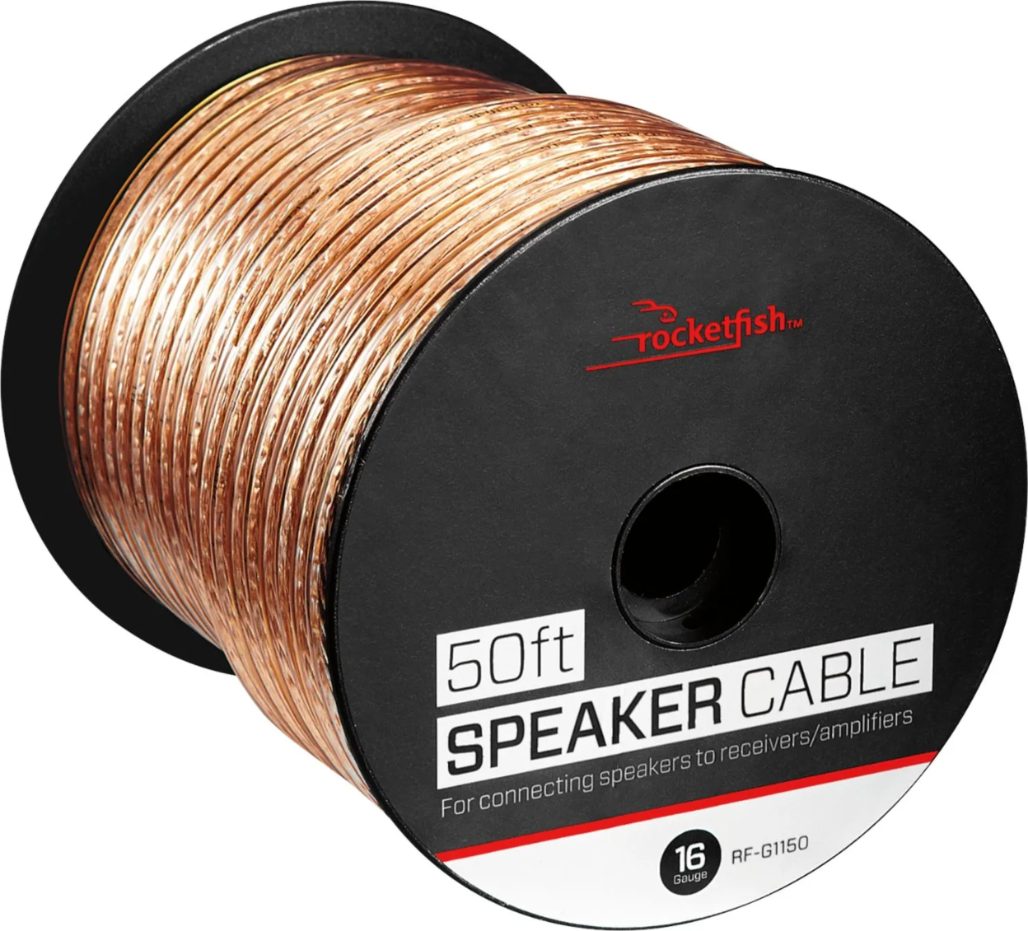 Soft speaker wire in a roll