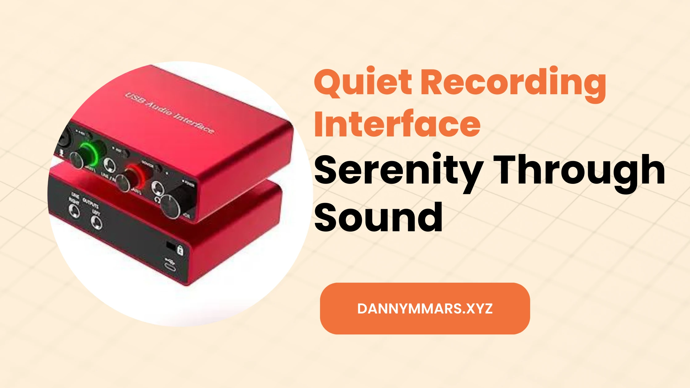 A sleek recording interface exuding tranquility through its exceptional sound quality.