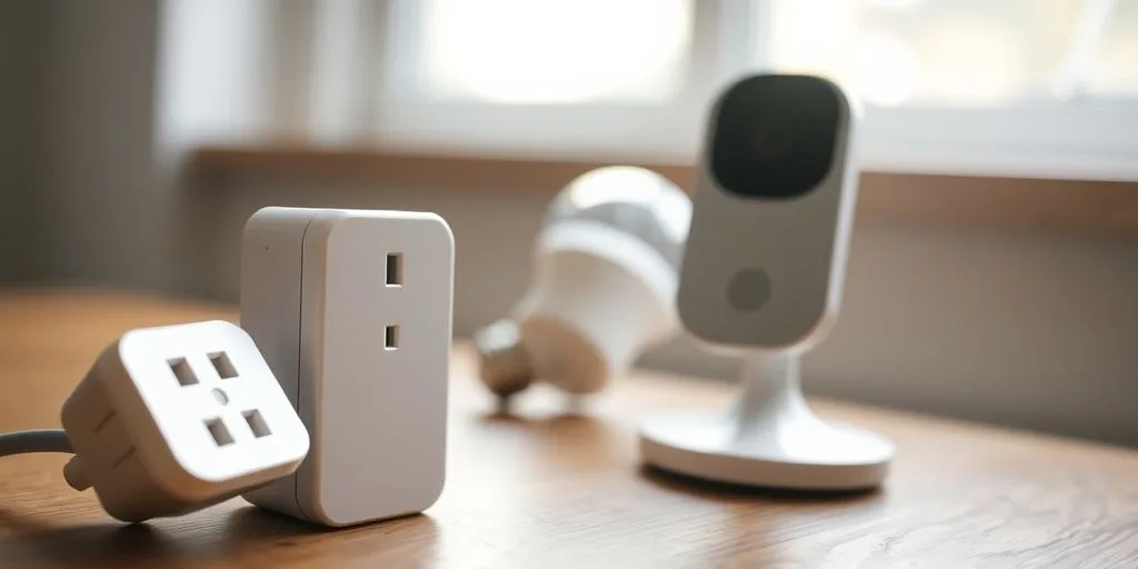 An image showing smart home gadgets.