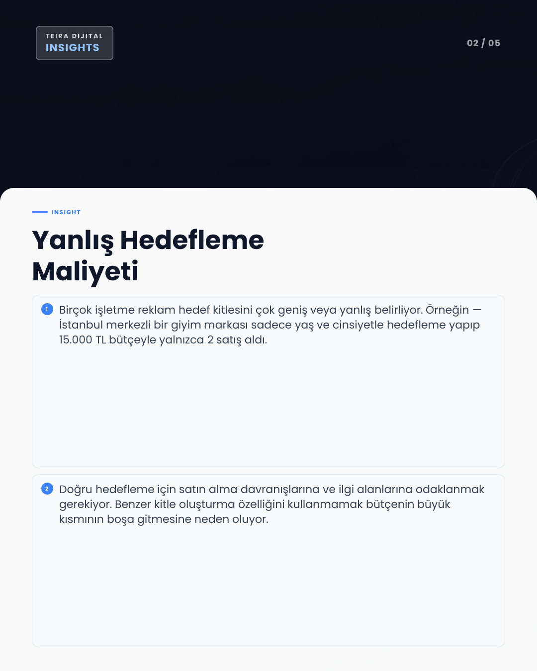 Meta Reklamlarında Düşük Performansın 5 Ana Sebebi: Tespit ve Çözüm - editoryal iç görsel 1